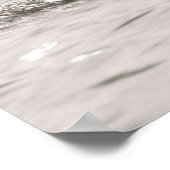 Triathleten, die in der Schwimmbein des Triathlons Poster (Ecke)