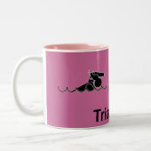 Triathletische Tasse der Frau (Links)