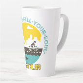 Triathlon. Abenteuer füllen Sie Ihr Soul Milchtasse (Rechte Ecke)