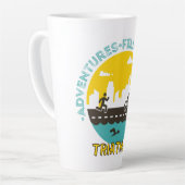 Triathlon. Abenteuer füllen Sie Ihr Soul Milchtasse (Linke Ecke)