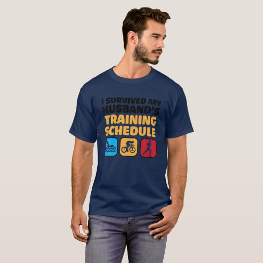 Triathlon Art Ehefrau Ristorante della Carrà T-Shirt (Vorne ganz)