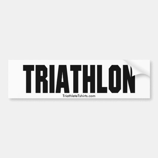 Triathlon-Aufkleber Autoaufkleber (Vorne)