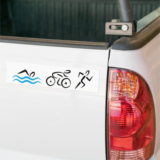 Triathlon Autoaufkleber (Auf Lkw)