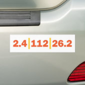 Triathlon-Autoaufkleber 2,4 112 26,2 Autoaufkleber (Auf Auto)