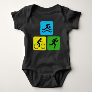 Triathlon Baby Strampler