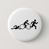 Triathlon Button (Vorderseite)
