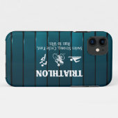 Triathlon Case-Mate iPhone Hülle (Rückseite (Horizontal))