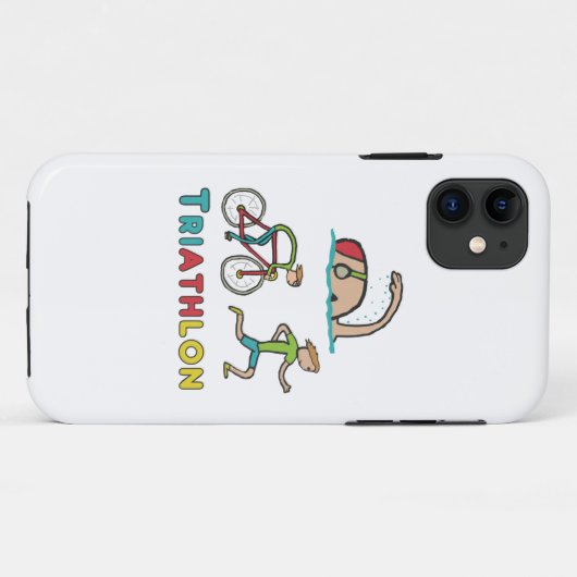 Triathlon Case-Mate iPhone Hülle (Rückseite (Horizontal))