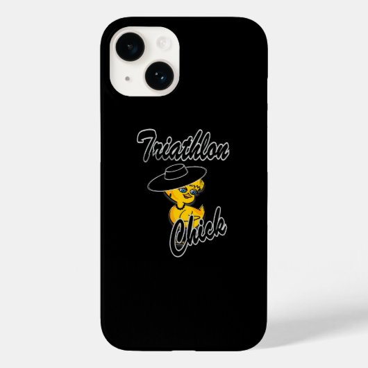 Triathlon Chick #4 Case-Mate iPhone Hülle (Rückseite)