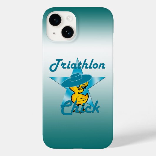 Triathlon Chick #7 Case-Mate iPhone Hülle (Rückseite)