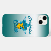 Triathlon Chick #7 Case-Mate iPhone Hülle (Rückseite (Horizontal))