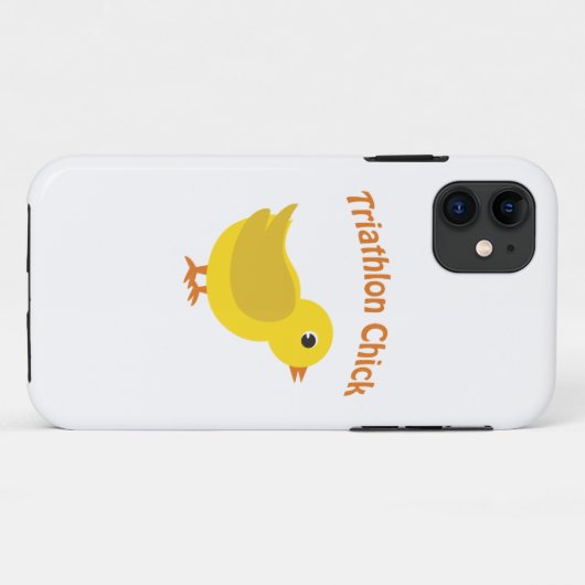 Triathlon Chick Case-Mate iPhone Hülle (Rückseite (Horizontal))