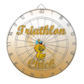 Triathlon Chick Dartscheibe (vorne)