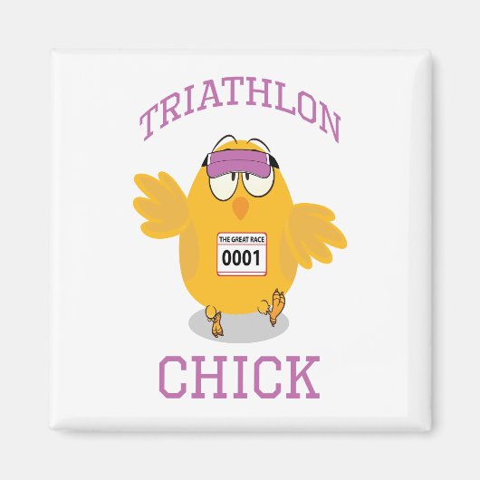 Triathlon Chick Magnet (Vorne)