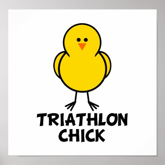 Triathlon Chick Poster (Vorne)