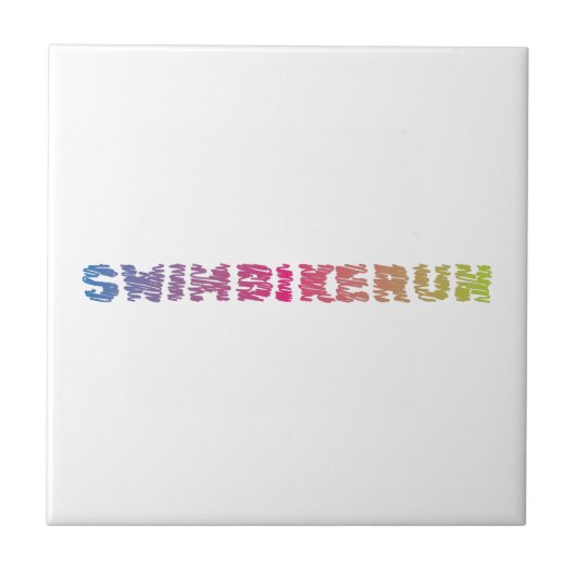 Triathlon Cool Design Fliese (Vorderseite)