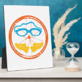 Triathlon Cool Design Fotoplatte (Seite)