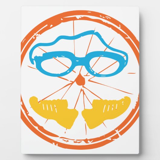 Triathlon Cool Design Fotoplatte (Vorderseite)