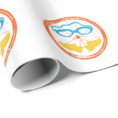 Triathlon Cool Design Geschenkpapier (Rolleneckpunkt)