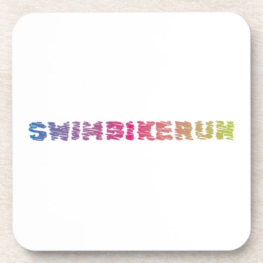 Triathlon Cool Design Getränkeuntersetzer (Vorderseite)