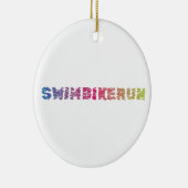 Triathlon Cool Design Keramikornament (Rechts)
