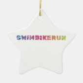 Triathlon Cool Design Keramikornament (Vorne)