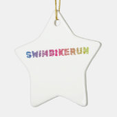 Triathlon Cool Design Keramikornament (Links)