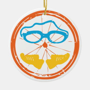 Triathlon Cool Design Keramikornament