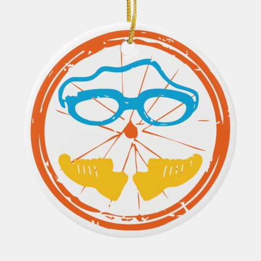 Triathlon Cool Design Keramikornament (Vorne)