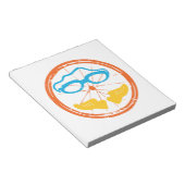 Triathlon Cool Design Notizblock (angewinkelt)