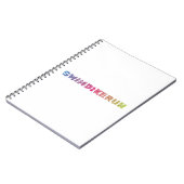 Triathlon Cool Design Notizblock (Linke Seite)