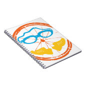 Triathlon Cool Design Notizblock (Rechte Seite)