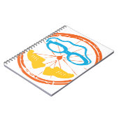 Triathlon Cool Design Notizblock (Linke Seite)