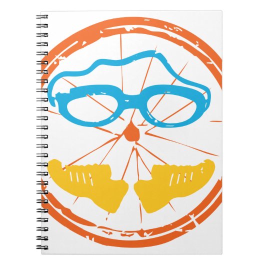 Triathlon Cool Design Notizblock (Vorderseite)