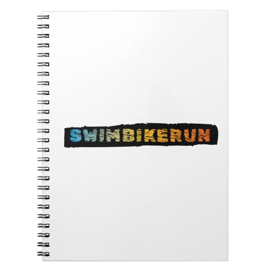 Triathlon Cool Design Notizblock (Vorderseite)