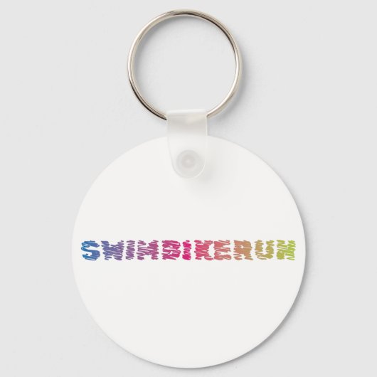 Triathlon Cool Design Schlüsselanhänger (Vorderseite)