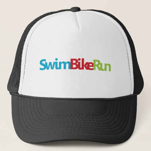 Triathlon Cool Design Truckerkappe (Vorderseite)