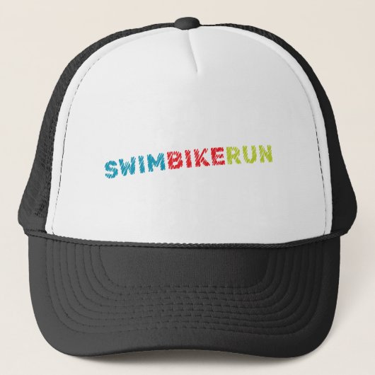 Triathlon Cool Design Truckerkappe (Vorderseite)