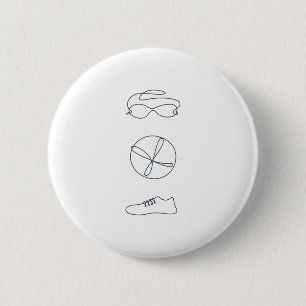 Triathlon cool neues Design Button