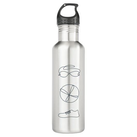 Triathlon cool neues Design Edelstahlflasche (Vorderseite)