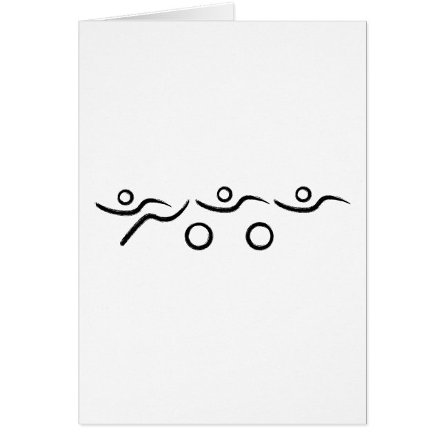 Triathlon cool und einzigartig Design (Vorne)