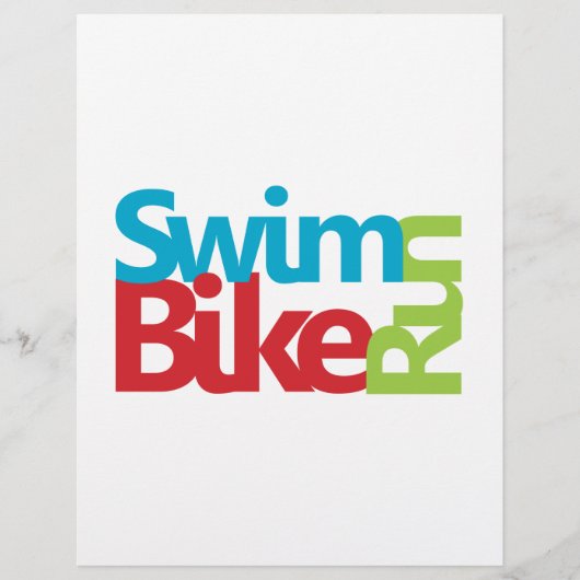Triathlon cool und einzigartig Design (Vorderseite)