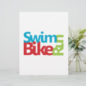 Triathlon cool und einzigartig Design (Stehend Vorderseite)