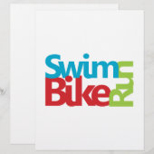 Triathlon cool und einzigartig Design (Vorne/Hinten)