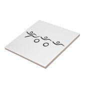 Triathlon cool und einzigartig Design Fliese (Seite)