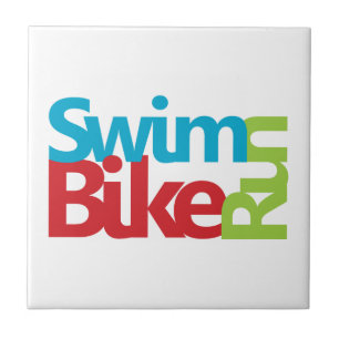Triathlon cool und einzigartig Design Fliese