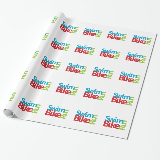 Triathlon cool und einzigartig Design Geschenkpapier (Ungerollt)