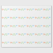 Triathlon cool und einzigartig Design Geschenkpapier (Flach)