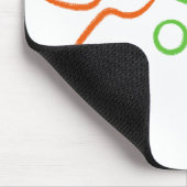 Triathlon cool und einzigartig Design Mousepad (Ecke)
