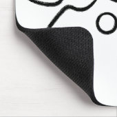 Triathlon cool und einzigartig Design Mousepad (Ecke)